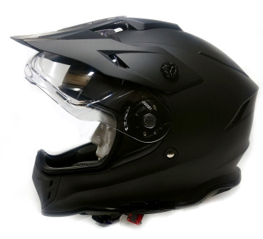 MARUSHIN RS-MX Dirt Motocross-Helm in Mattschwarz
